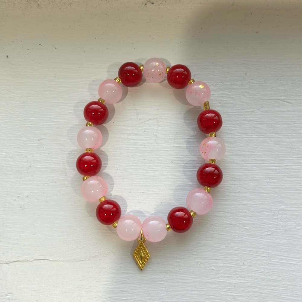 Home made valentines inspired bracelet